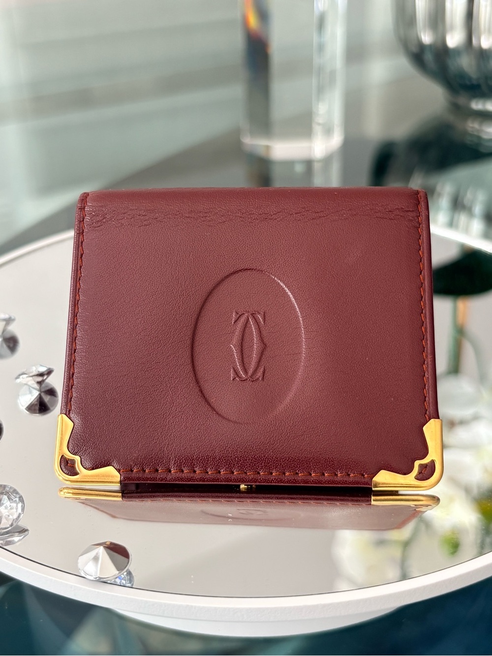 Vintage Cartier Square Coin Wallet